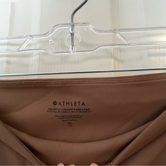 Athleta Delancey Straight Cargo Pants in Brown Size XL - Picture 4 of 8